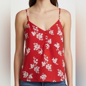 Dynamite Floral Red Camisole Top